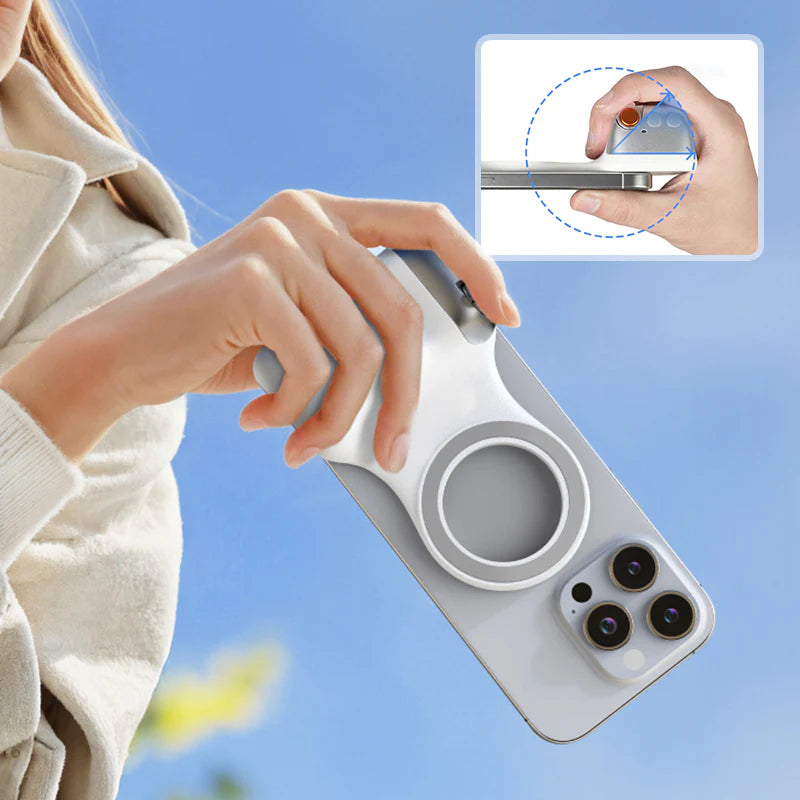 Magnetische telefoon camera greep