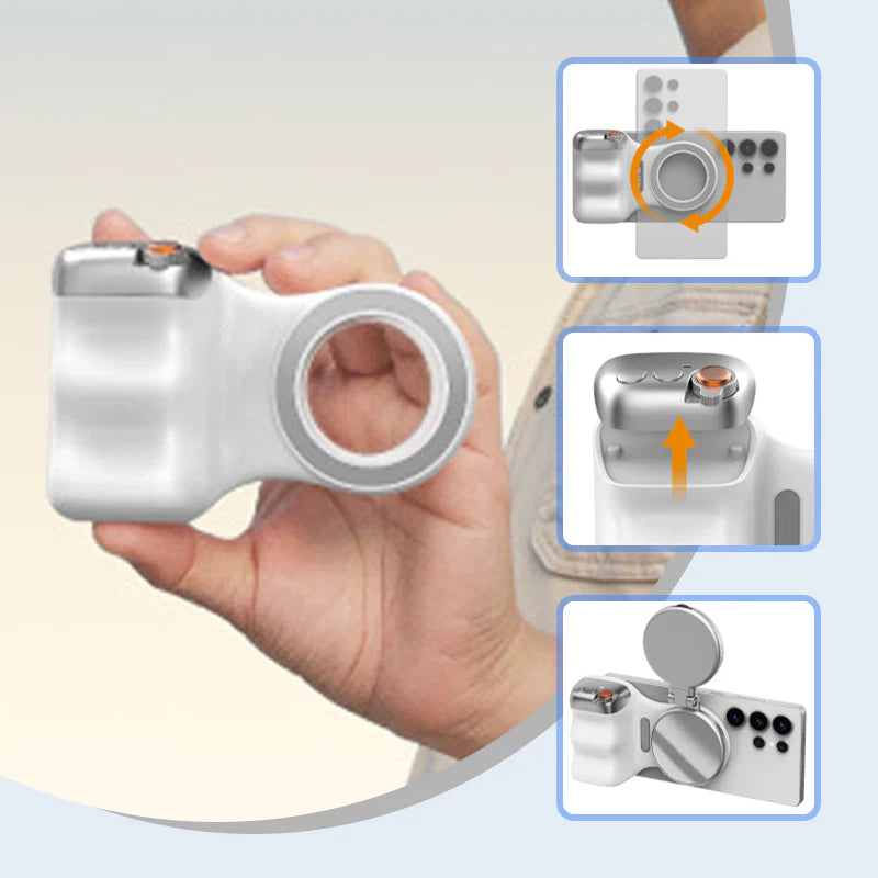 Magnetische telefoon camera greep